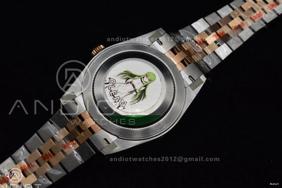 DateJust on Brown VR3235 SS Jubilee Bracelet 126333 Steel Stick Best Dial RG Edition 41 Clean 904L 1:1 0304